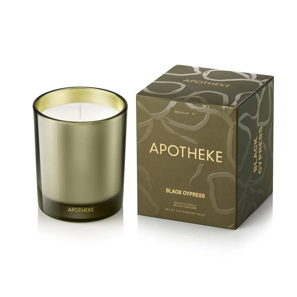 Environmentally Friendly Black Cypress Petite Candle Relaxed