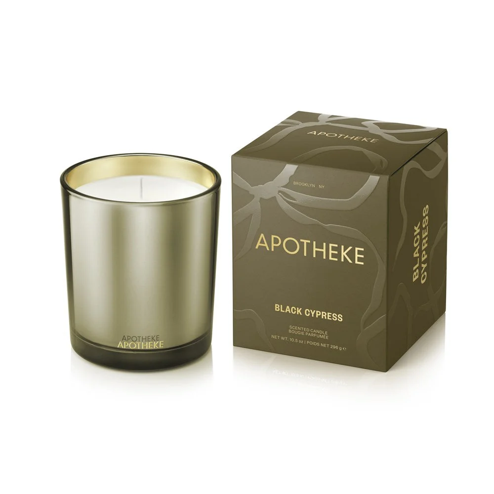Premium Material Black Cypress Classic Candle Efficient