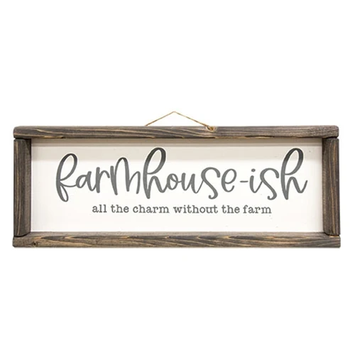 Certified Farmhouse-ish Framed Sign Innovative