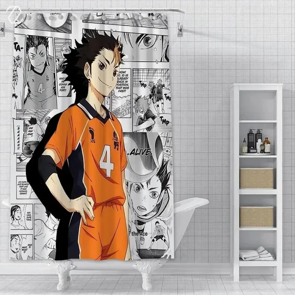 High-Grade Yu Nishinoya Shower Curtain Efficient
