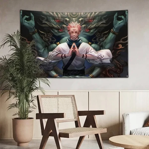 Trendy Ryomen Sukuna Wall Tapestry Secure