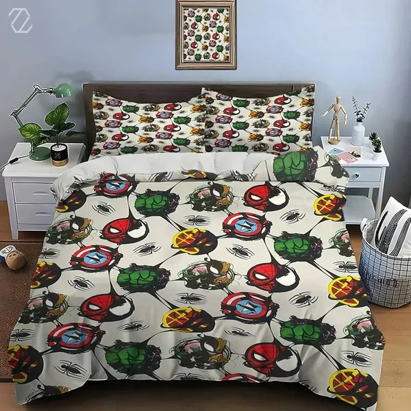 Superior Marvel Avengers Superhero Quilt Cover Top-Quality