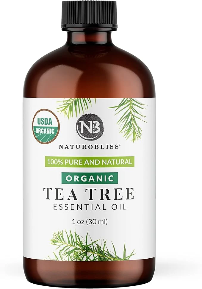 Authentic NaturoBliss Organic Tea Tree Essential Oil Pure Therapeutic Grade Consistent