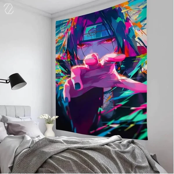 High-Grade Itachi Akatsuki Wall Tapestry Environmentally Friendly