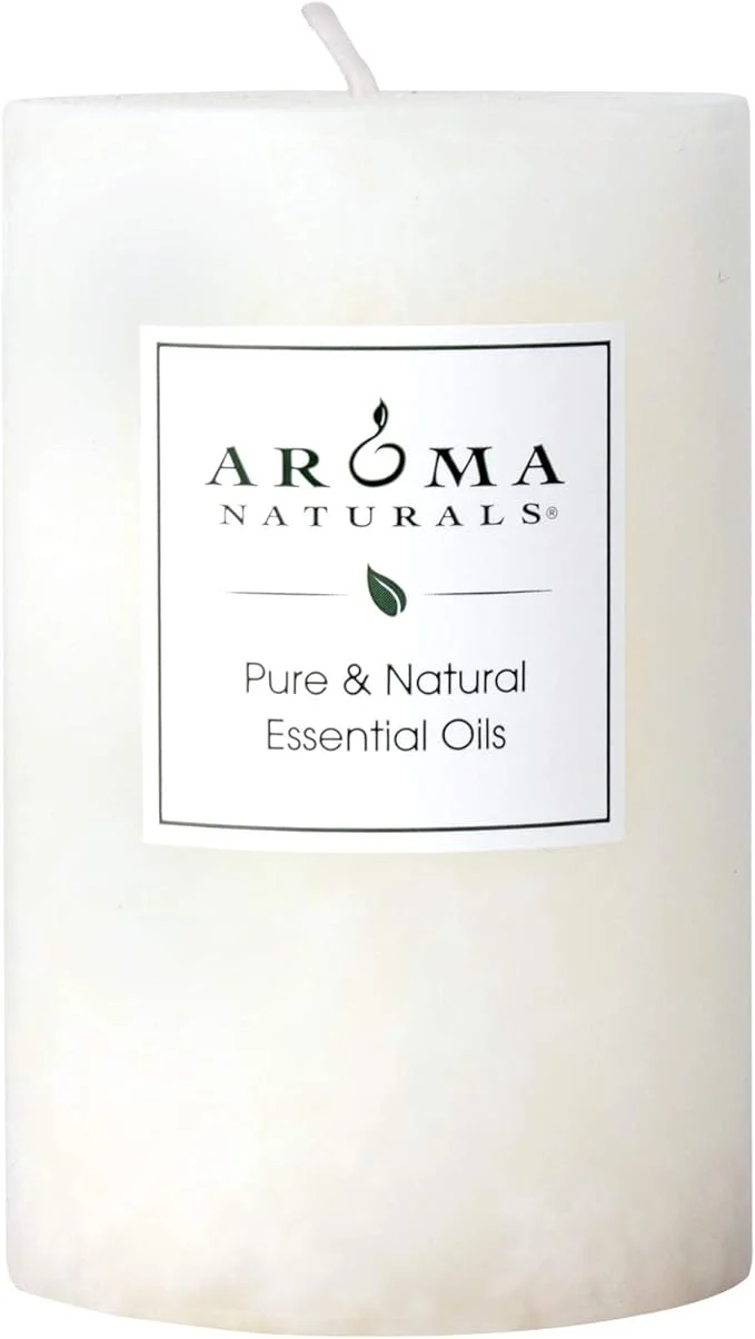 Premium Material Aroma Naturals Holiday Essential Oil Vanilla Peppermint Scented Pillar Candle Quality
