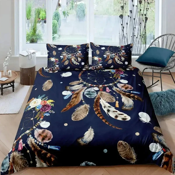 Advanced Floral Dreamcatcher Quilt Cover Convenient