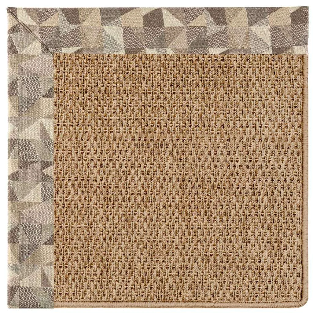 Powerful Islamorada Rug – Basketweave Geo Bronze World-Class