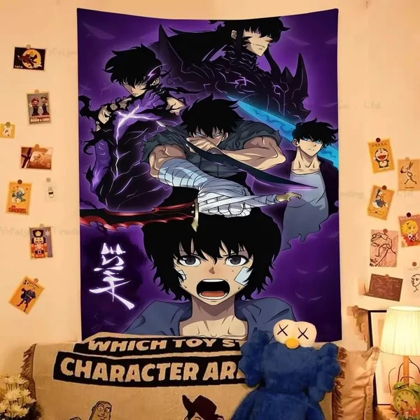 Green Solo Leveling Wall Art Crafted