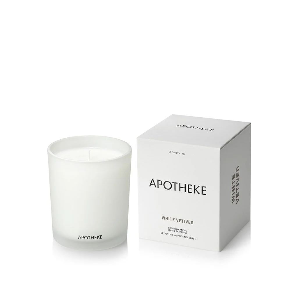 Premium Material White Vetiver Classic Candle Casual