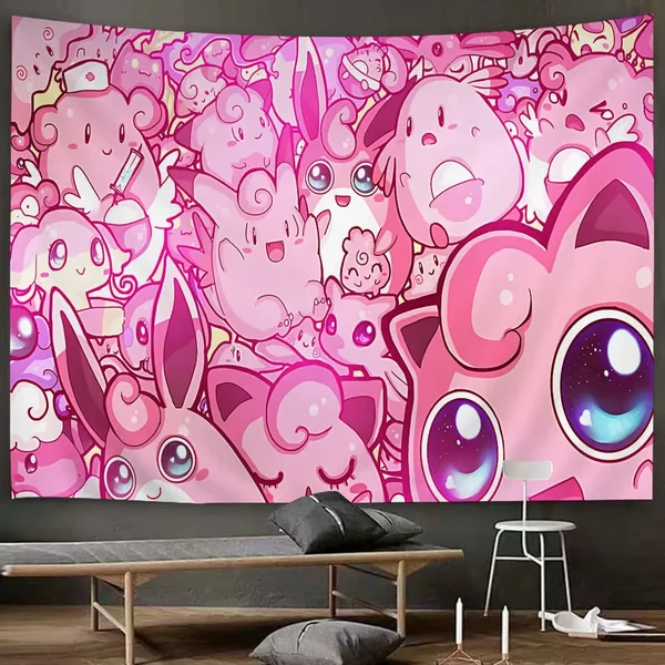 Fashionable Pokemon Jigglypuff Wall Hanging Versatile