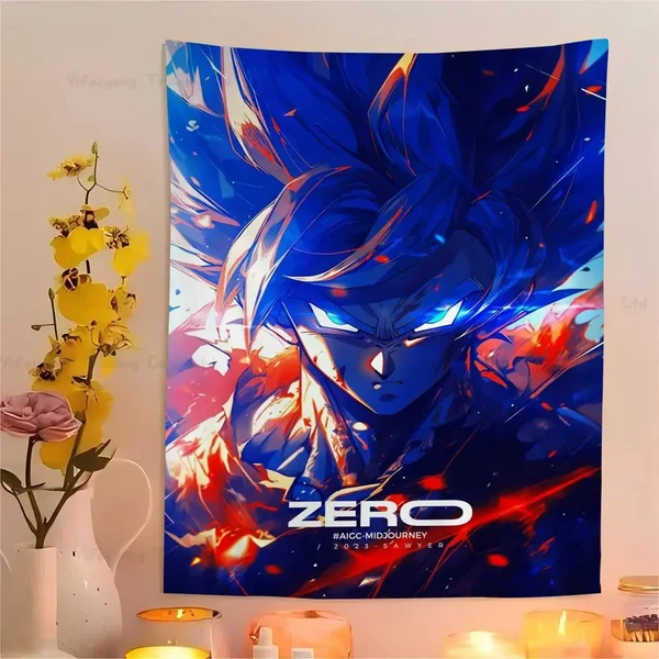 Specialty Goku Wall Tapestry Hanging Natural
