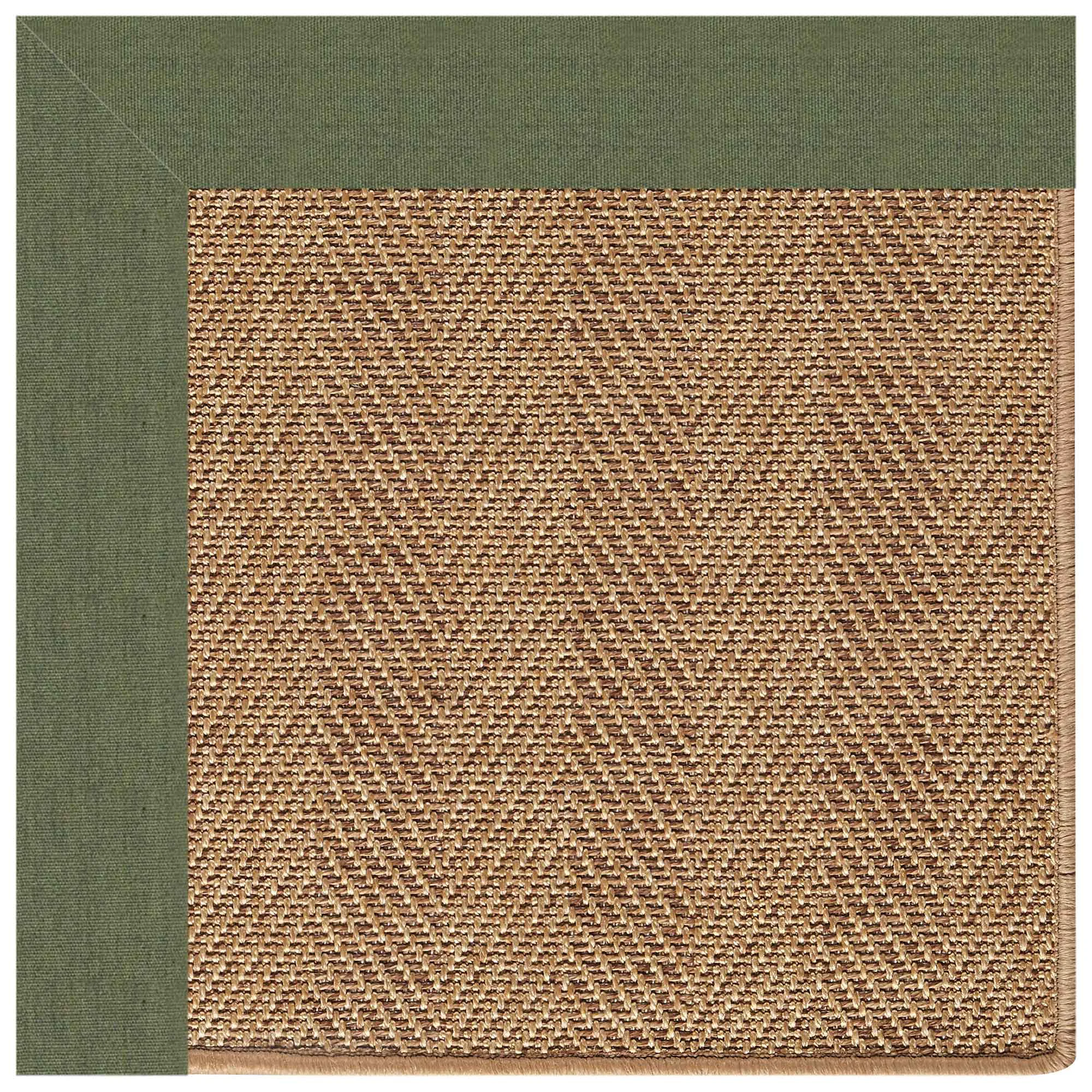Refined Islamorada Rug – Herringbone Canvas Fern Minimalist