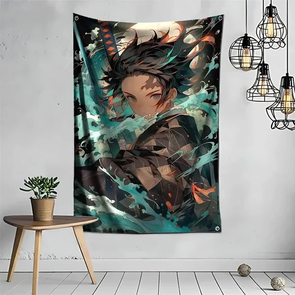 Eco-Friendly Tanjiro Kamado Anime Wall Hanging Premium
