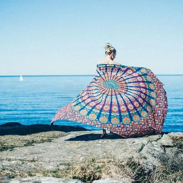 Recyclable Meditation Mandala Backdrop Fast