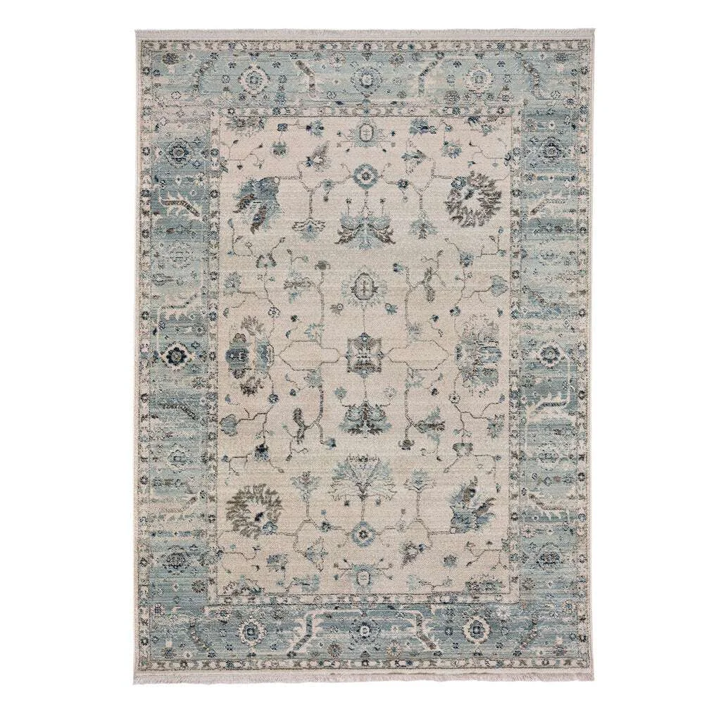 Prestigious Landis Rug – Ushak Ivory Blue Premium