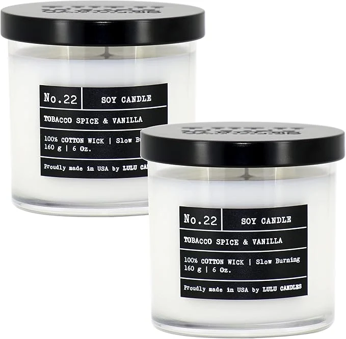 Comfortable Lulu Candles Tobacco Spice Vanilla Luxury Scented Soy Jar Candle Hand Superior