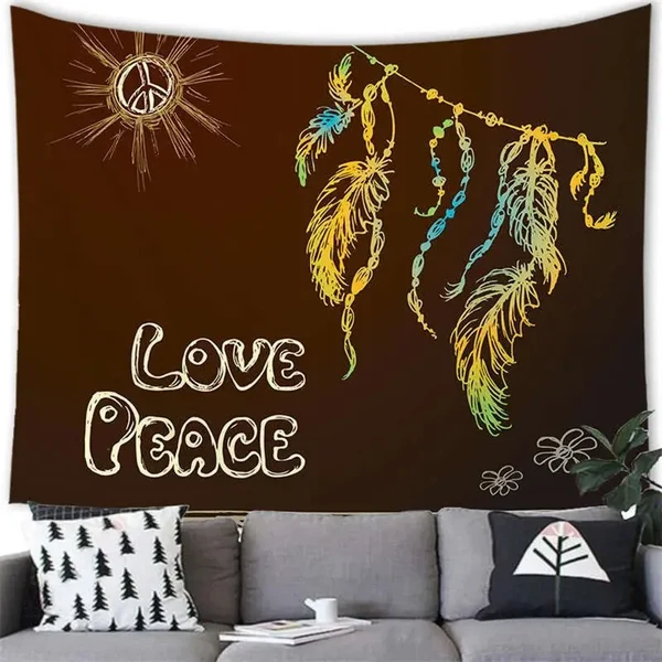 Clean Boho Dream Catcher Wall Banner World-Class