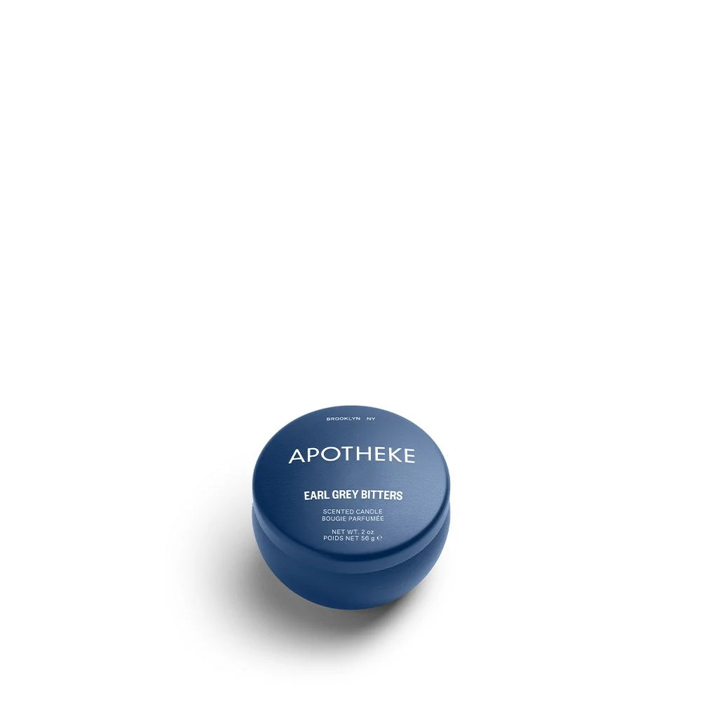 Functional Earl Grey Bitters Mini Candle Tin Green