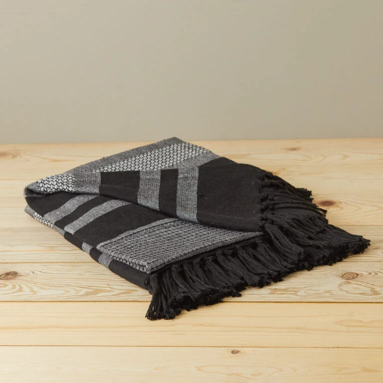 Healthy Keni Recycled Throw Black Advanced