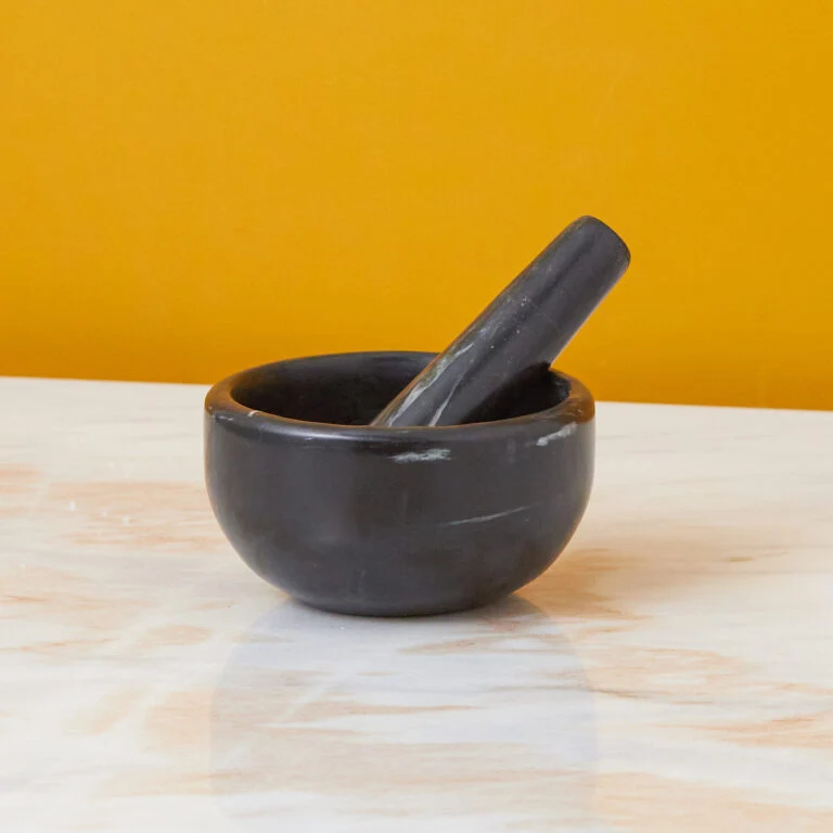 Next-Generation rno Black Marble Mortar amp Pestle Prestigious