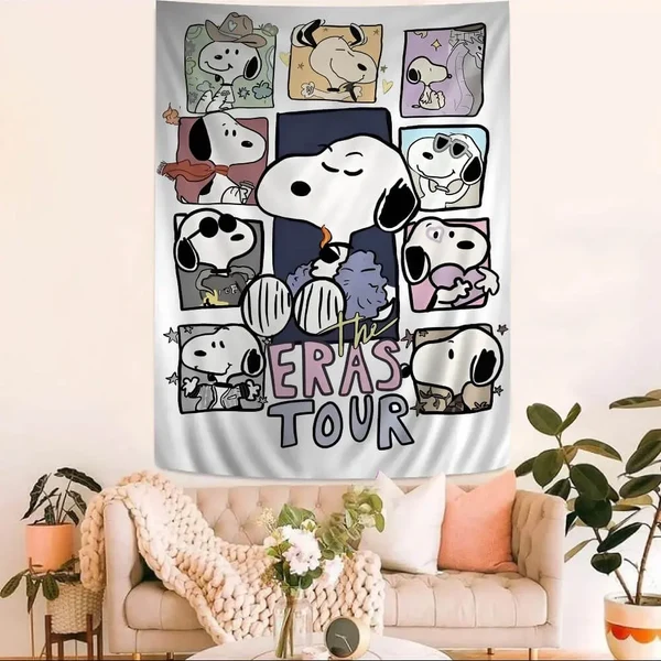 Natural Snoopy Wall Tapestry Responsible