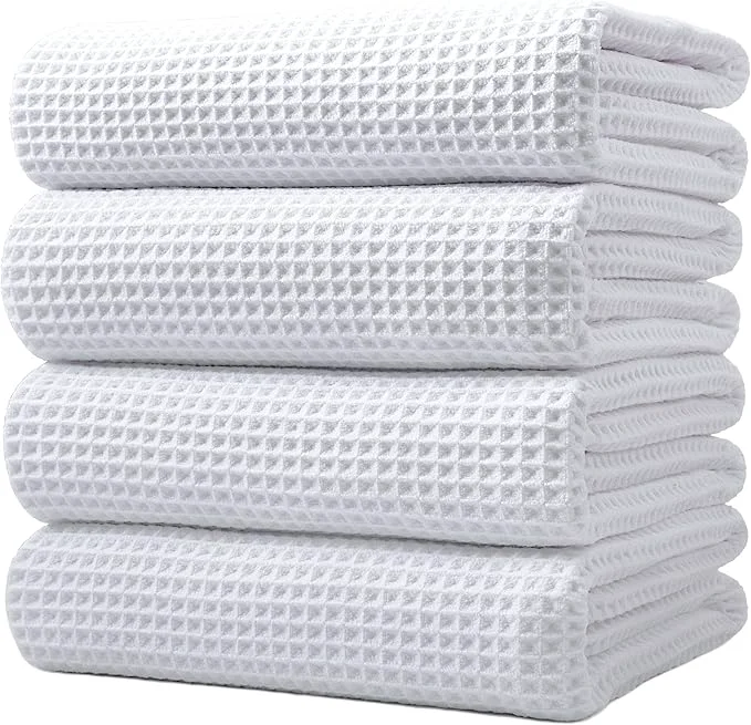 Green POLYTE 430 GSM Microfiber Oversize Quick Dry Lint Bath Towel 60 x 30 in Premium Material