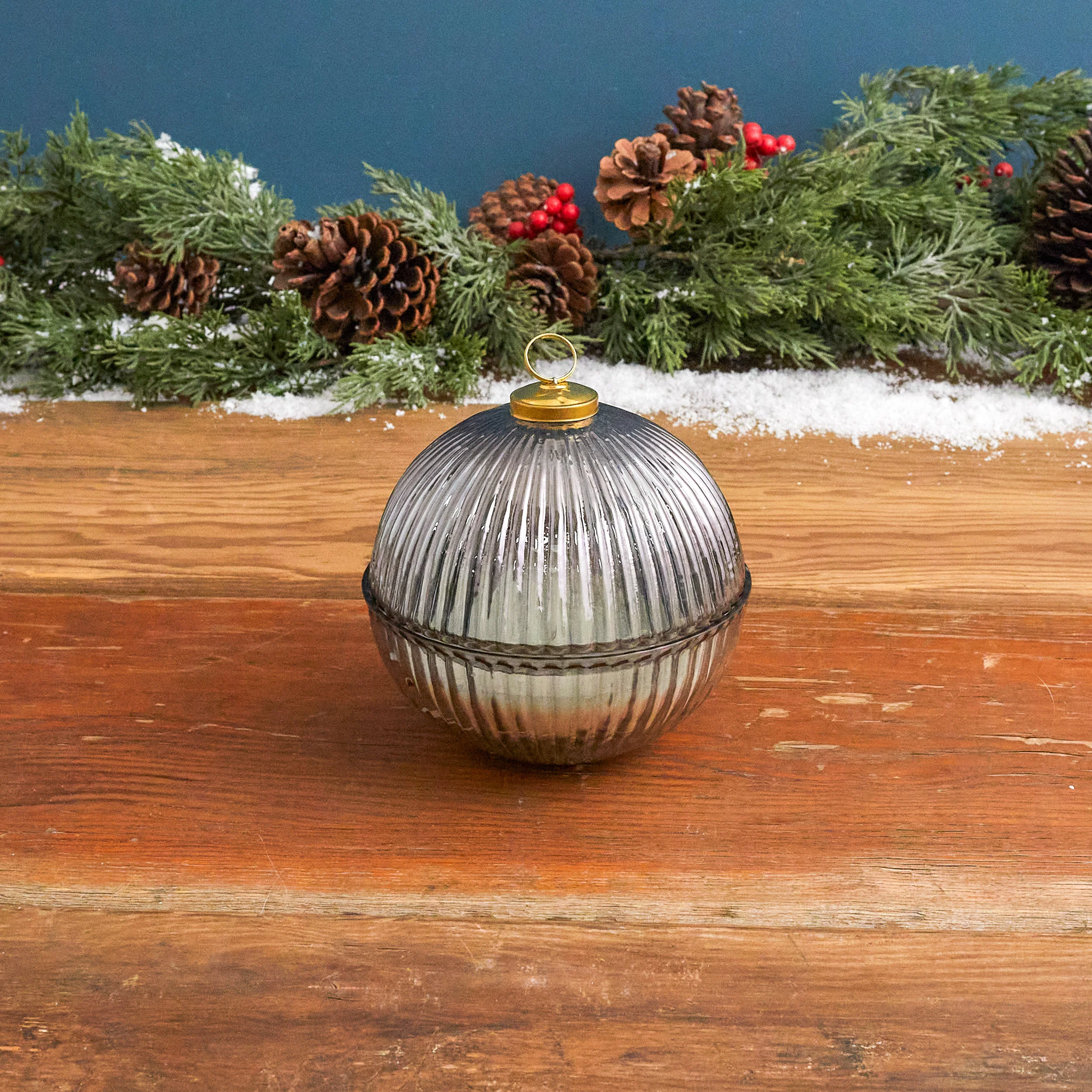 Recyclable Onyx Luster Ornament Candle Brown Sugar User-Friendly