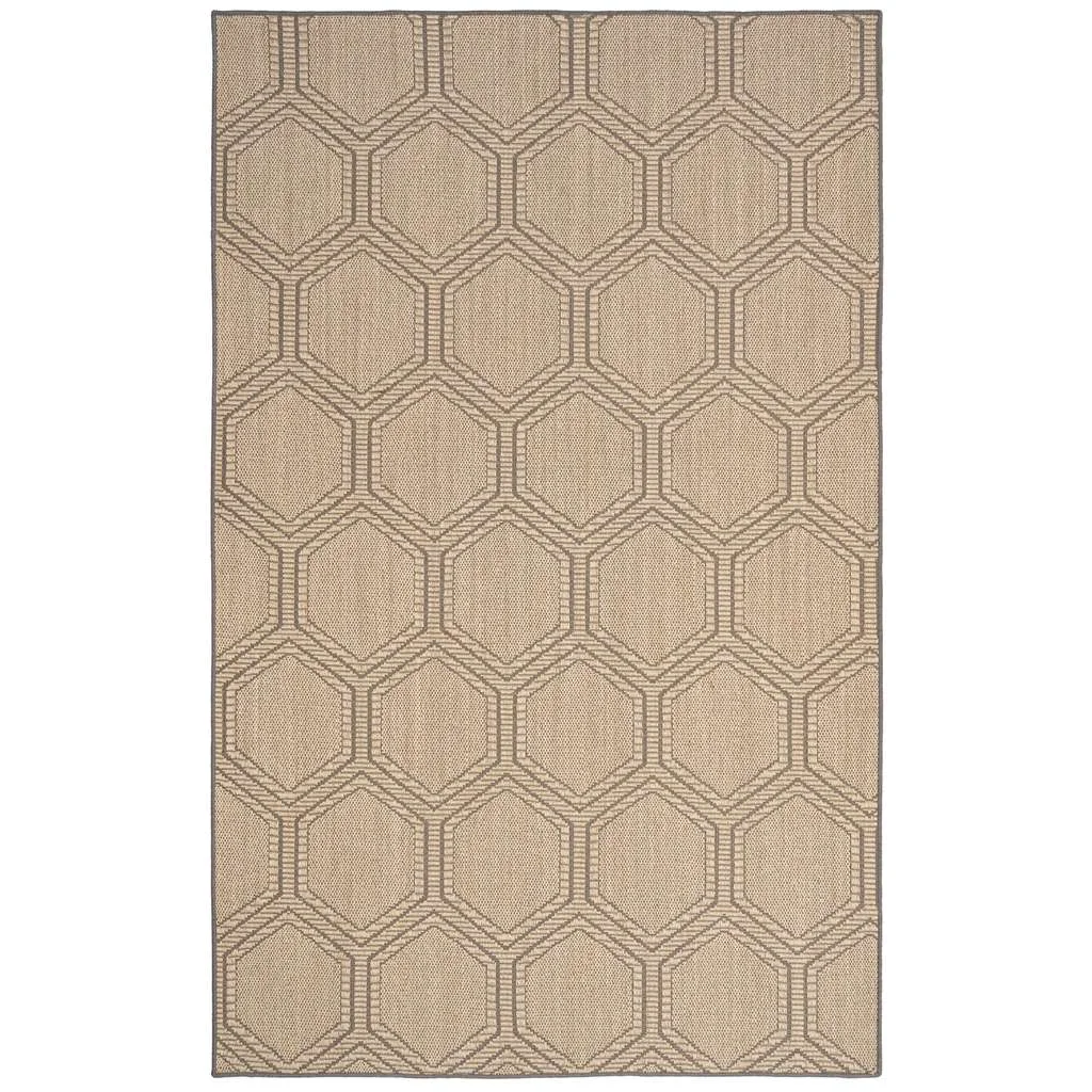 Natural Reed Sand Black Rug Innovative