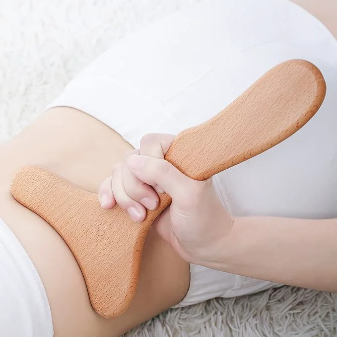Dependable Komogir Wood Therapy Massage Tool Wooden Lymphatic Drainage Massager Body Green