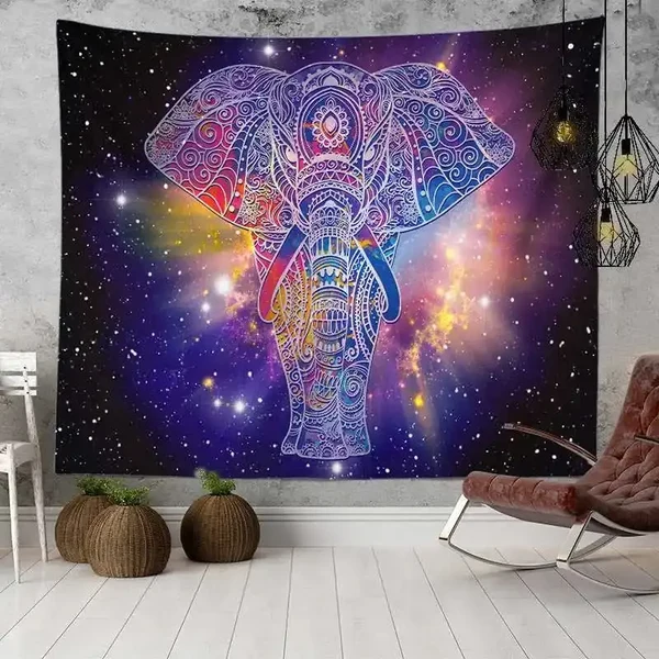 Breathable Boho Luxe Elephant Wall Throw Tapestry Original