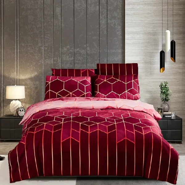 Proven 3D Geometric Printed Doona Cover Original Design