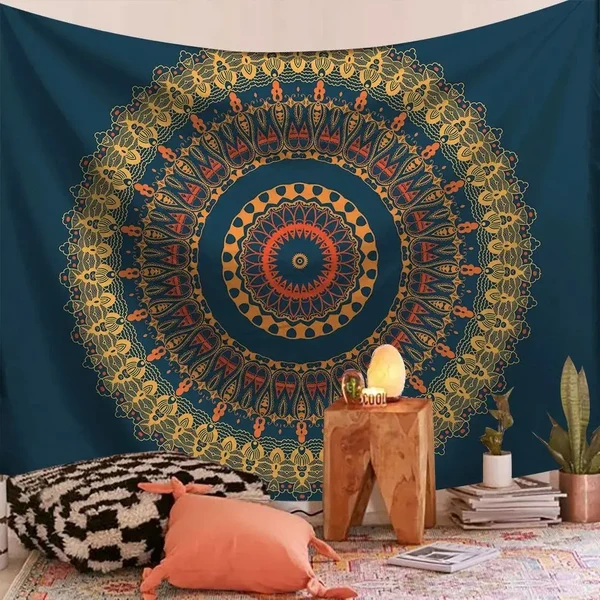 Minimalist Mandala Sofa Cover Tapestry Smooth