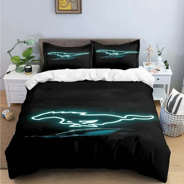 Fashionable Mustang Muscle Car Bedding Set Proven