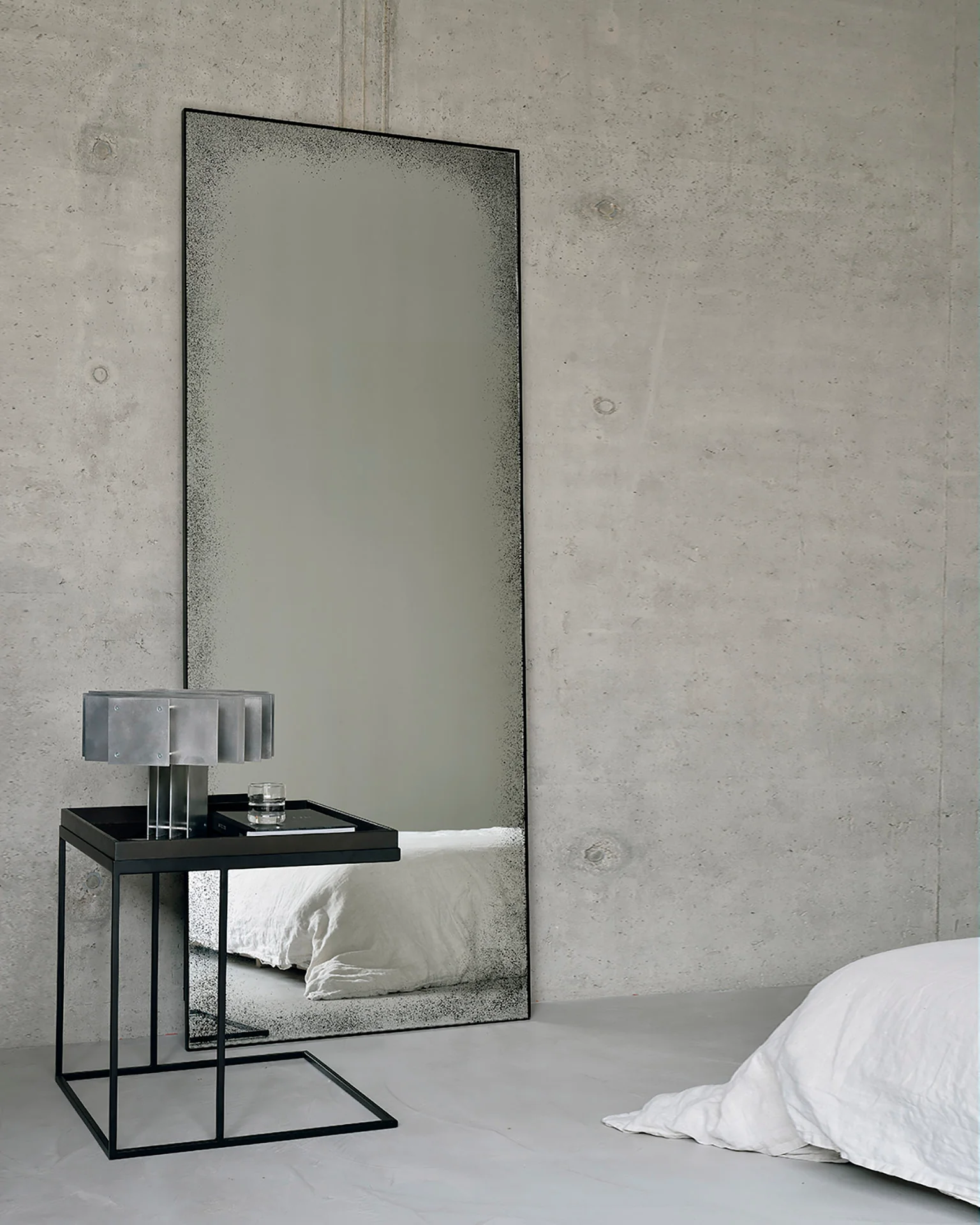 Versatile Aged Floor Mirror 78 quot Clear Soft