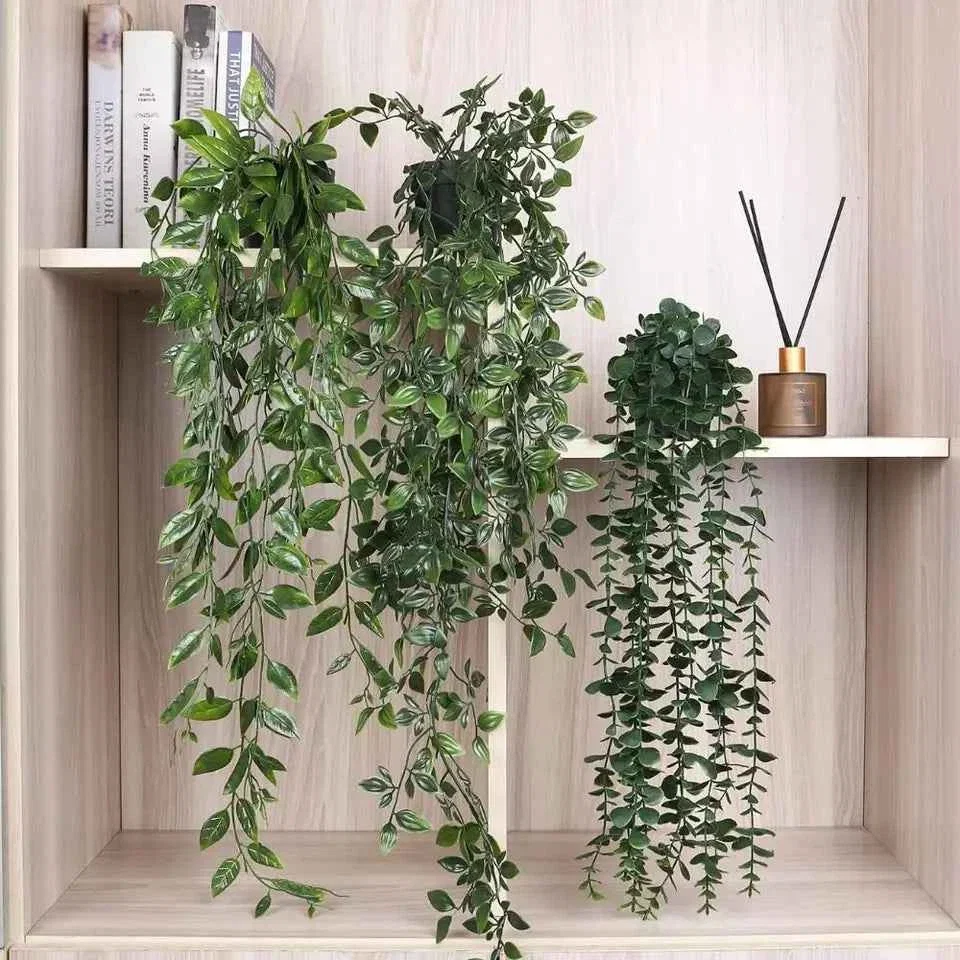 Fine Crafted Artificial Hanging Vine Plant in Pot for Home Decor Comfortable