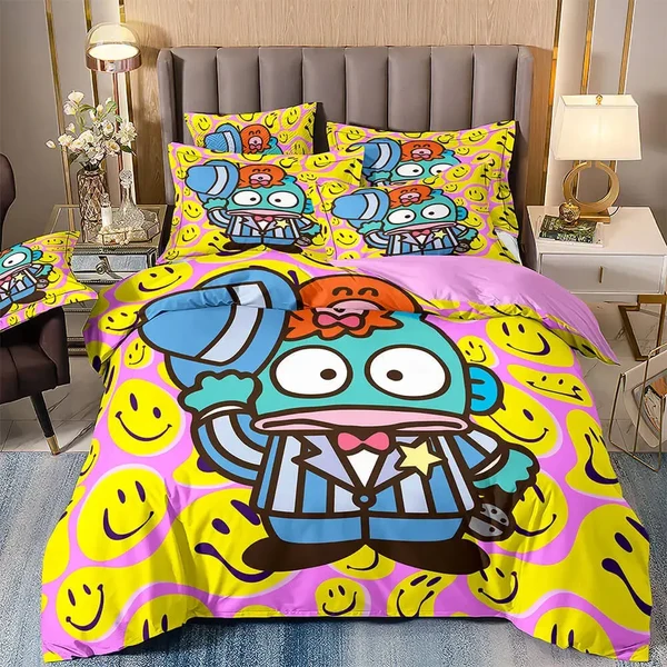 Unique Sanrio Hangyodon Duvet Cover Refined