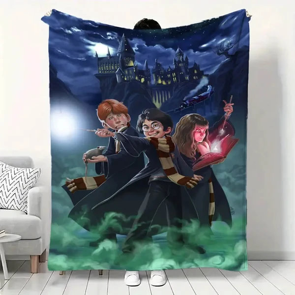 Smart Harry Potter Hogwarts Throw Blanket Modern