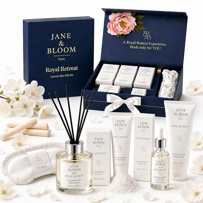 Minimalist Royal Retreat Luxury Spa Gift Box First-Class