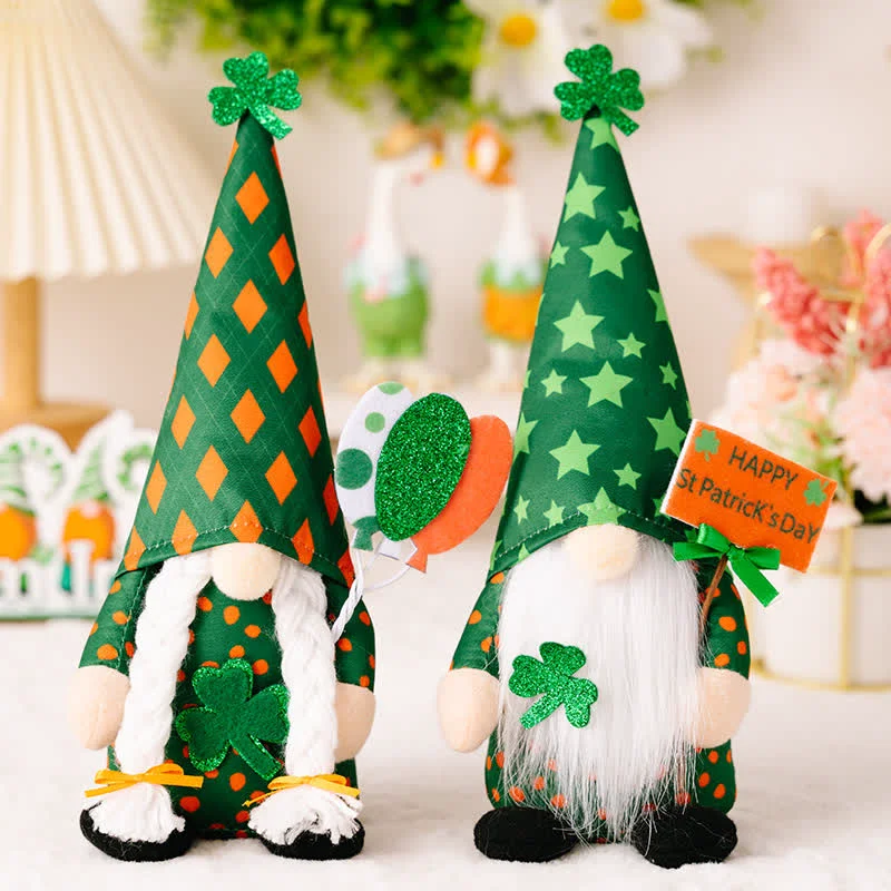 Fine Ownkoti St. Patrick 39 s Day Gnomes Plush Decor High-Performance
