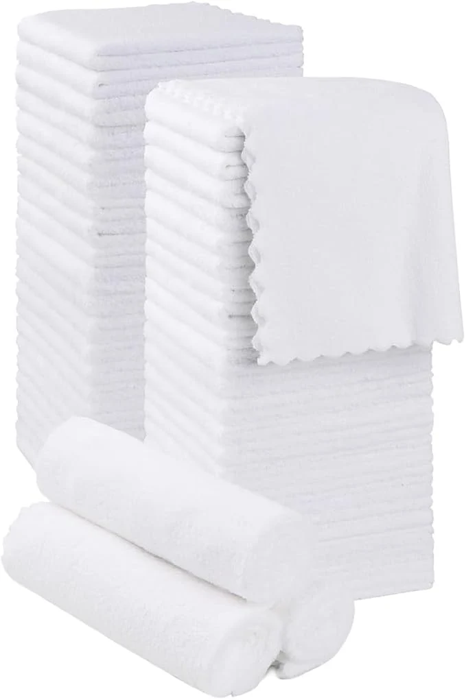 Luxury Orighty Washcloths 48 Pack Ultra Soft Face Cloths 12 x 12 inch Absorbent Reusable