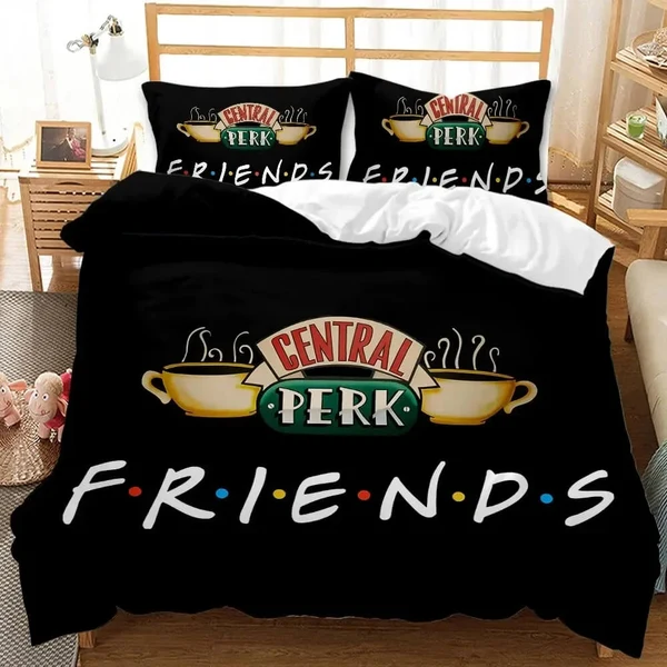 Exceptional Friends TV Show Quilt Cover Set Traditional
