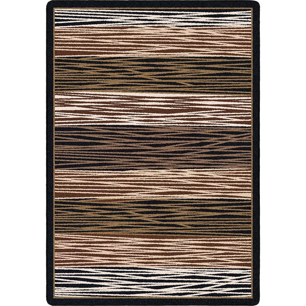 Detailed Earth Rhythms Rug – Natural Top-Quality