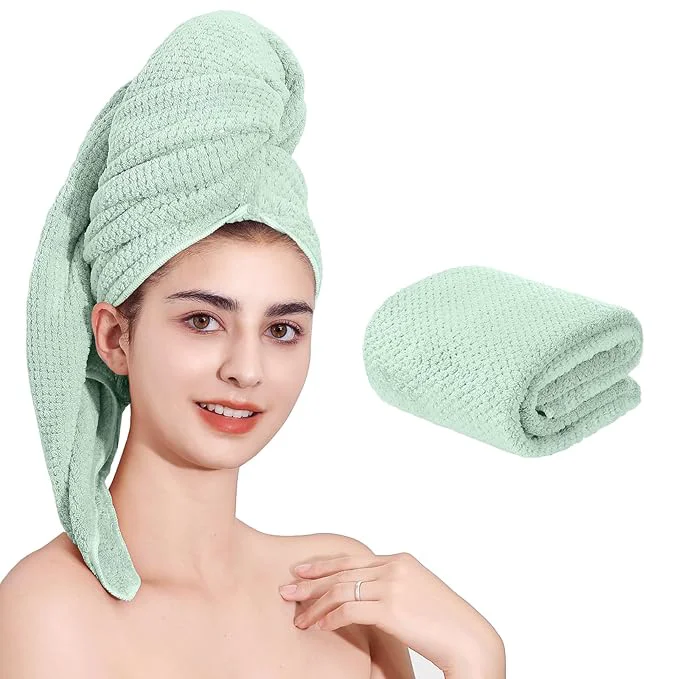 Stylish Microfiber Hair Towel Quick Dry Hair Towel Hair Drying Towels Suitable Clean