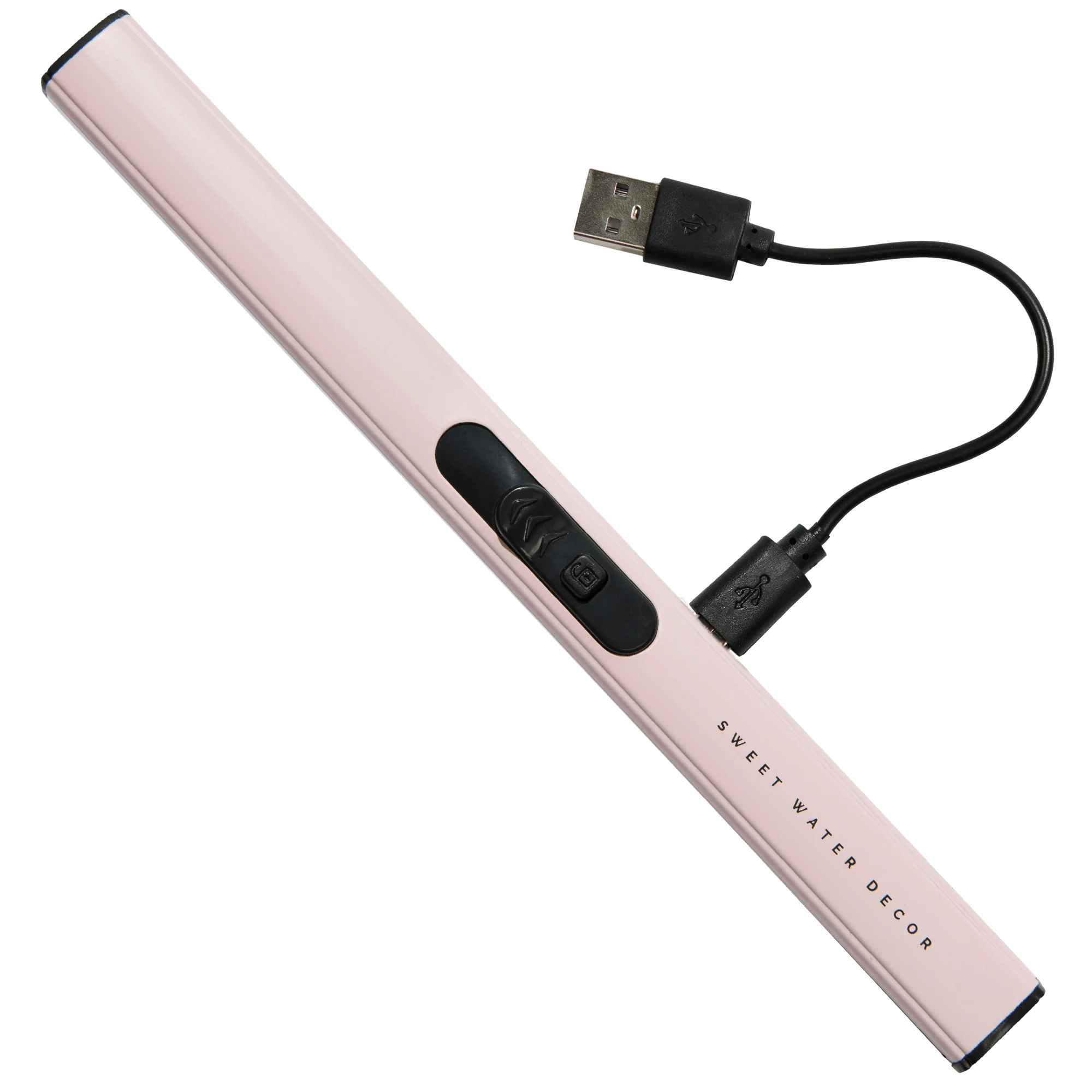 Environmentally Friendly Blush Pink Electric Lighter Comfortable