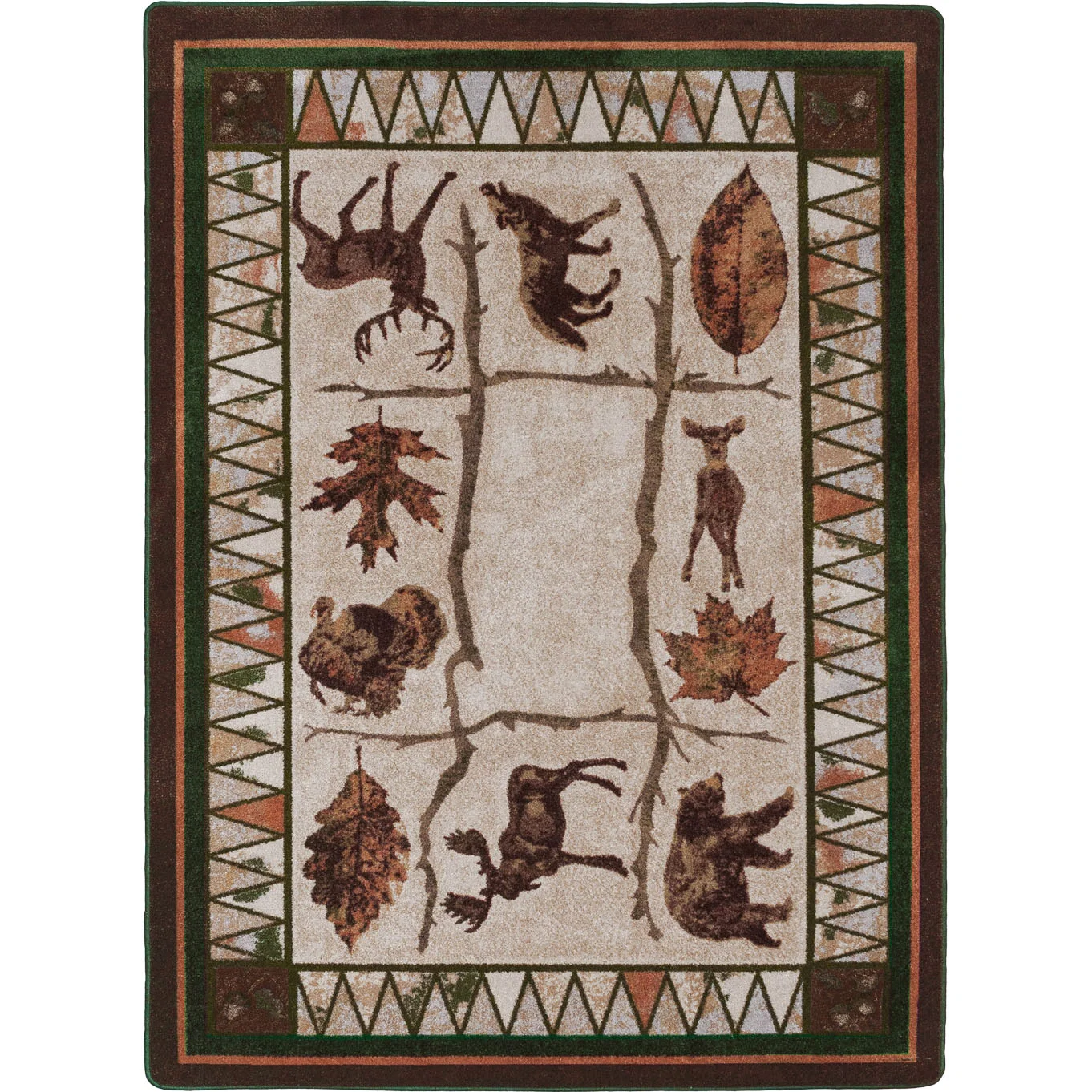 Natural Homeland Rug – Forest Fast
