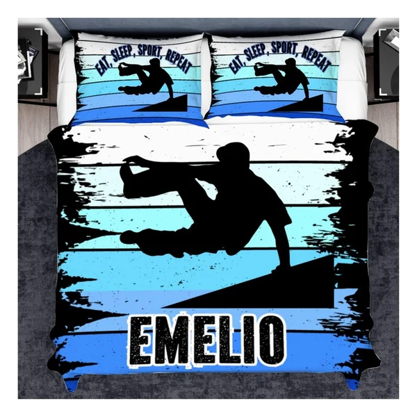Carefully Designed Personalized Sports Quilt Cover for Kids Custom Bedding for Boys amp Girls Professional