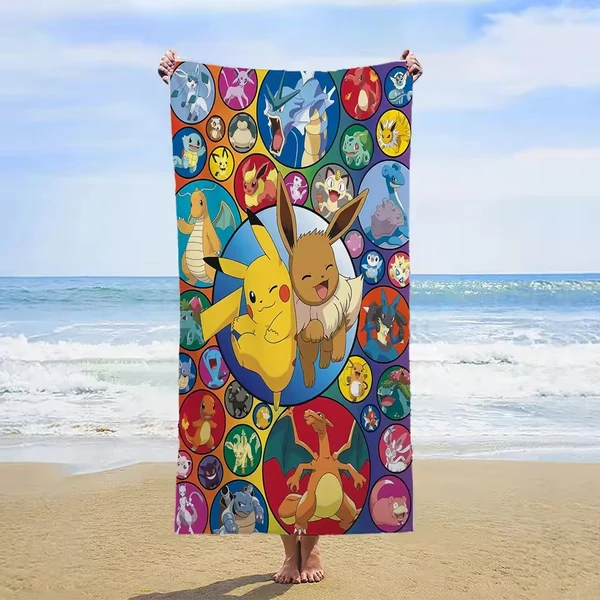 Secure Pokemon Beach amp Bath Towels for Kids amp Adults Smart