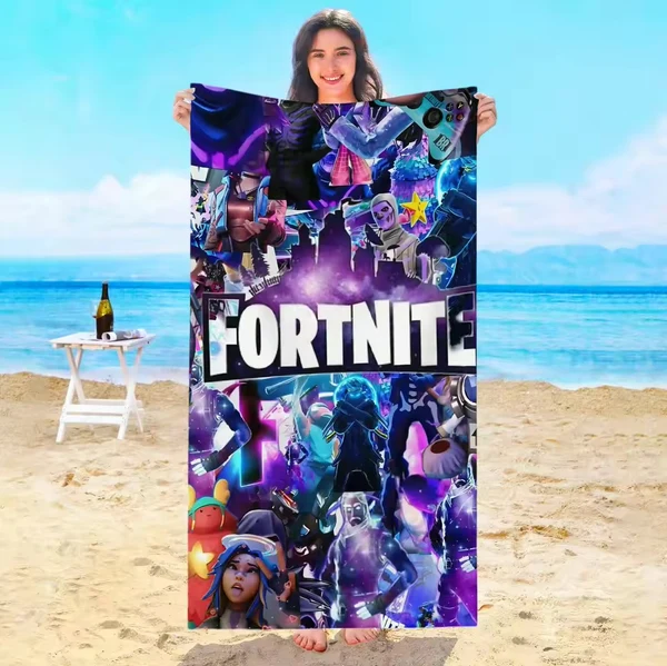 Specialty Fortnite Towel for Kids and Teens – Beach Pool amp Bath Gamer Towel Verified