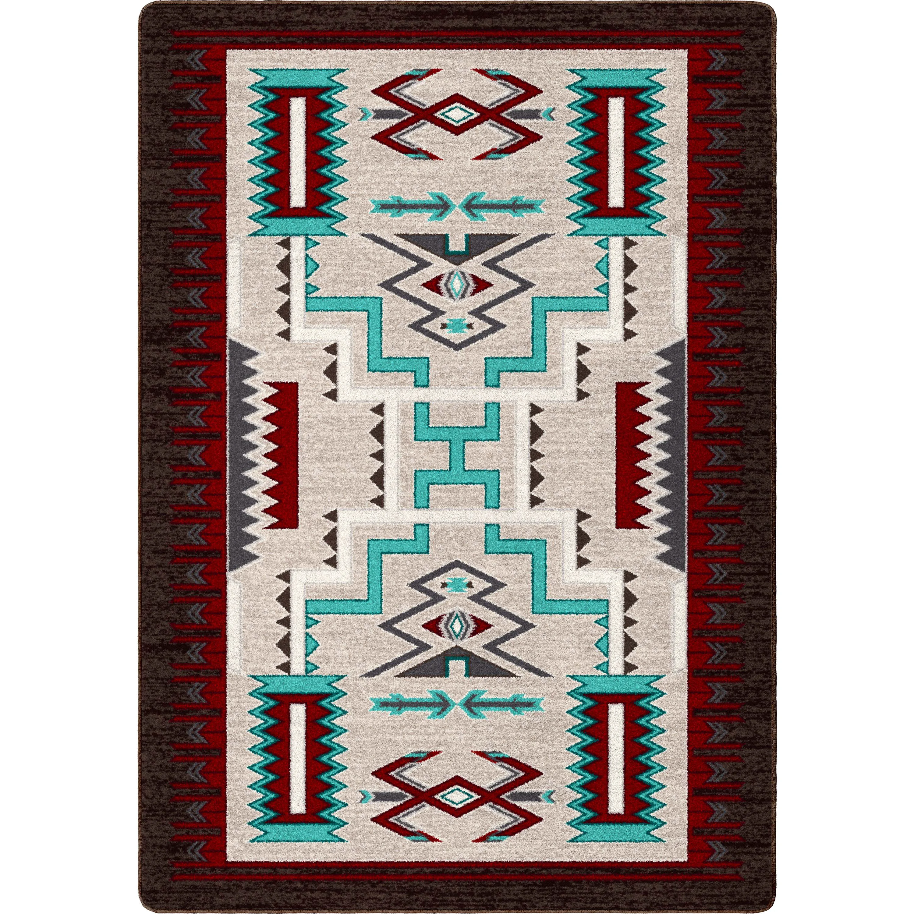 Advanced Prairie Wind Rug – Turquoise Minimalist