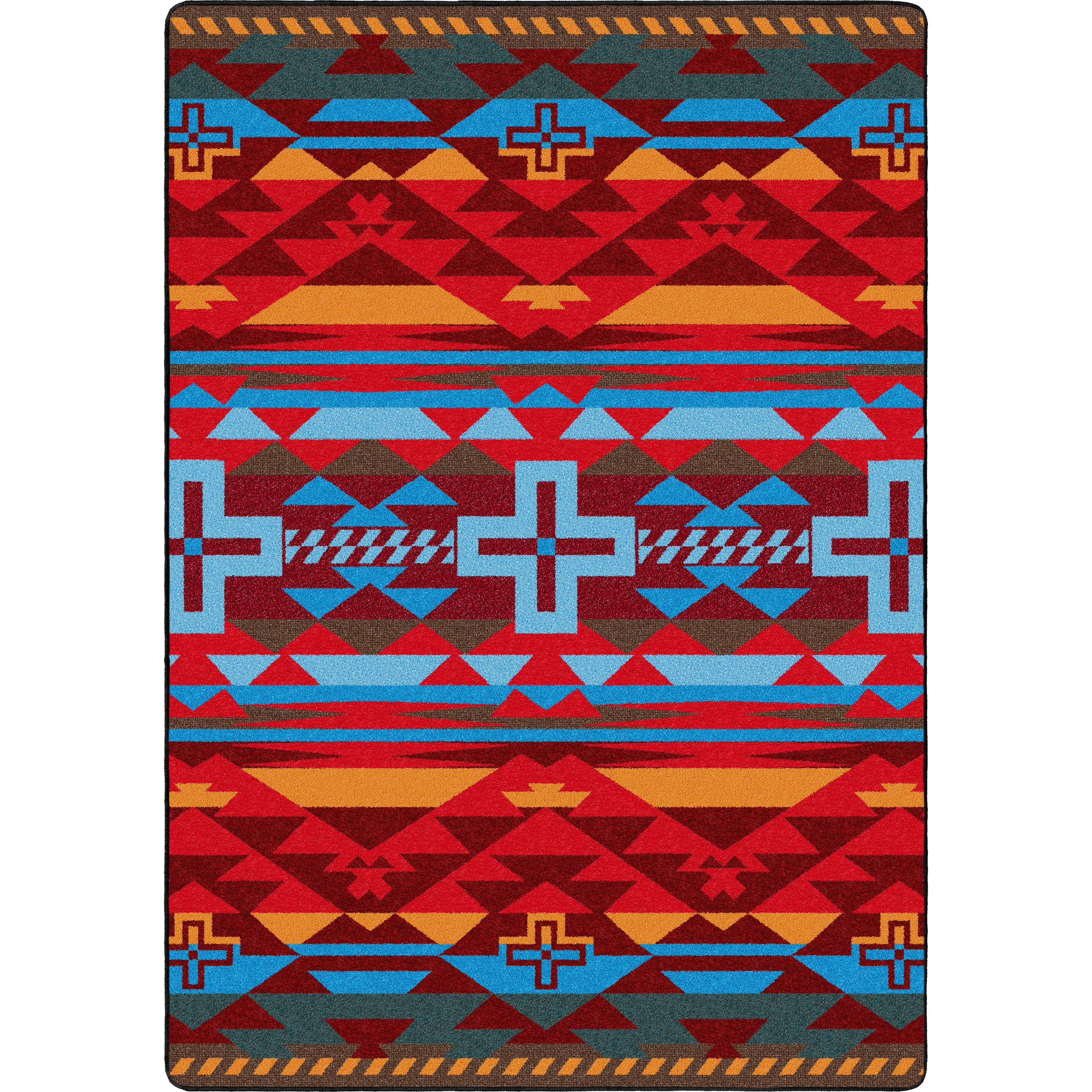 Official Rustic Cross Rug – Sunset Original